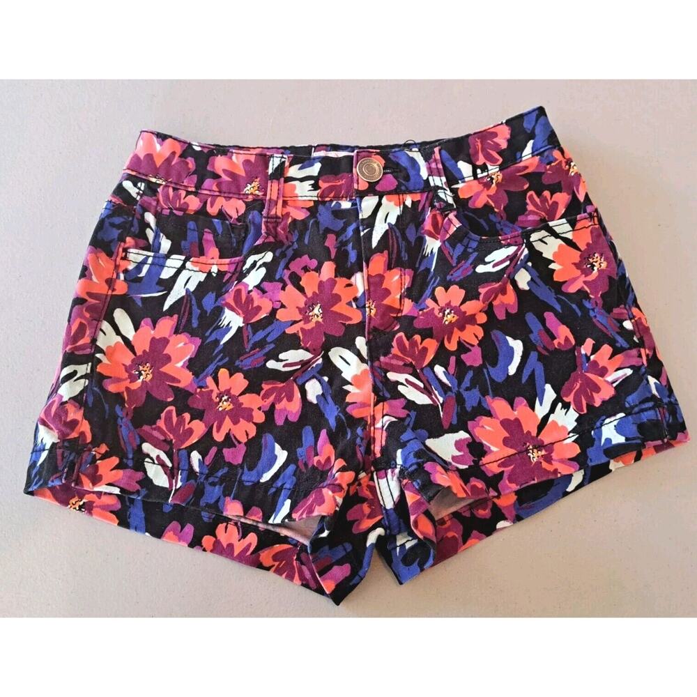 SO Floral Women’s Juniors Shorts Size 5‎ Flowers